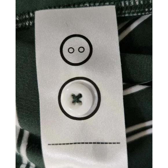 Untuckit Polo Shirt Mens Large Golf Cronos Double Stripe Short Sleeves - Picture 7 of 9